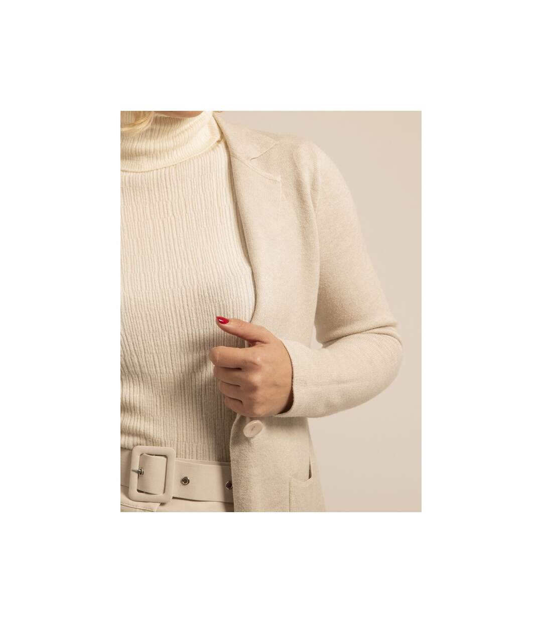 Blazer en maille UPLANA - Dona X Lisa-3