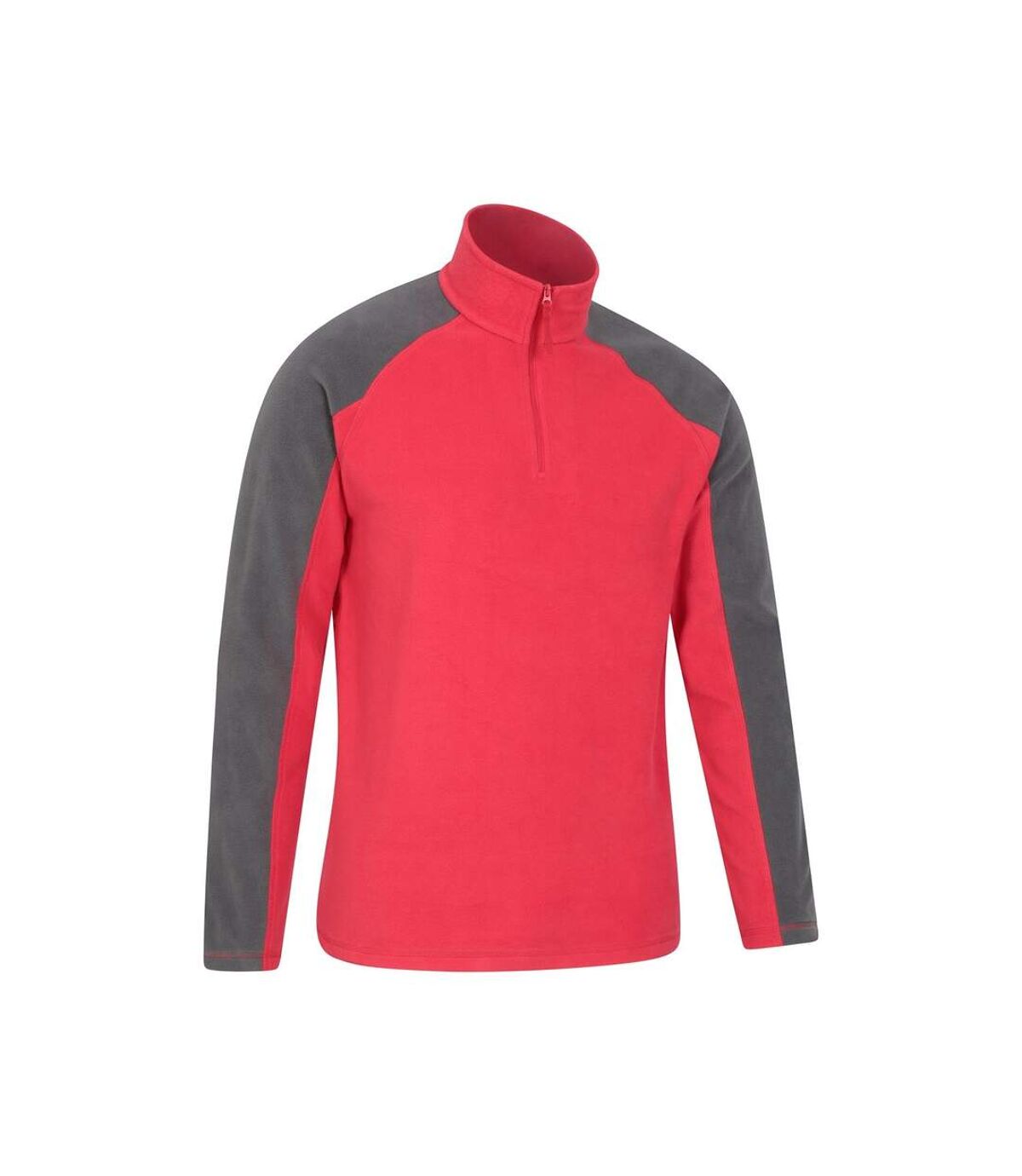 Mountain Warehouse Mens Ashbourne II Half Zip Fleece Top (Dark Red)
