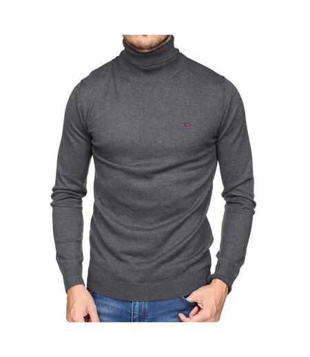 Pull Col Roulé Gris Homme Teddy Smith Loki