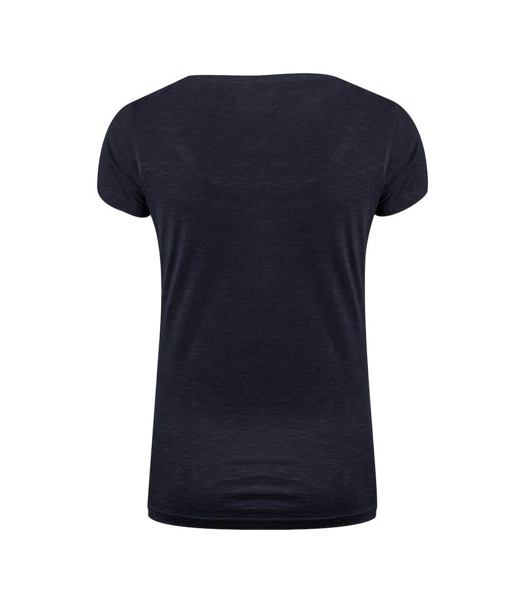 Womens/ladies Whailford V Neck T-shirt Navy James Harvest-2