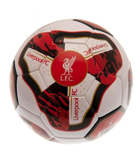 Liverpool FC - Ballon de foot (Rouge / Blanc / Noir) (Taille 5) - UTBS3866