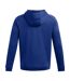 Mens Full Zip Hoodie Blue Under Armour-3