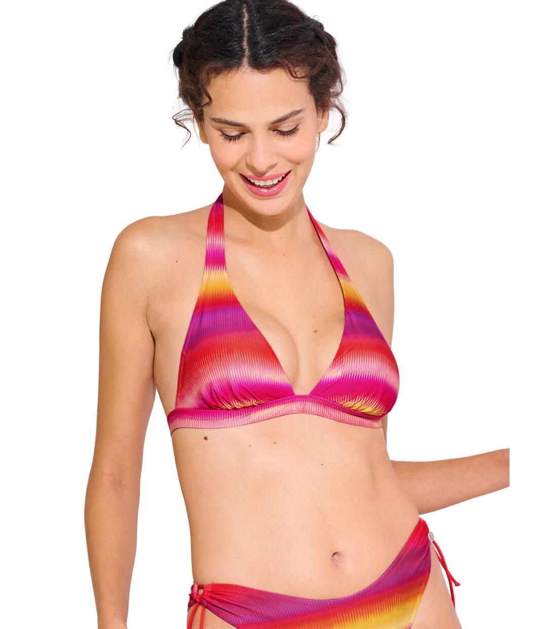 Haut maillot de bain triangle préformé sans armatures OSAKA Lisca-1