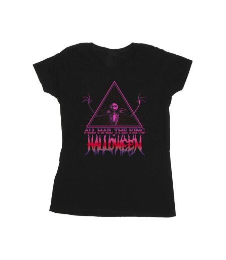 Disney Femme/Les femmes Le cauchemar avant Noël Halloween King T-Shirt en coton (Noir) - UTBI35733