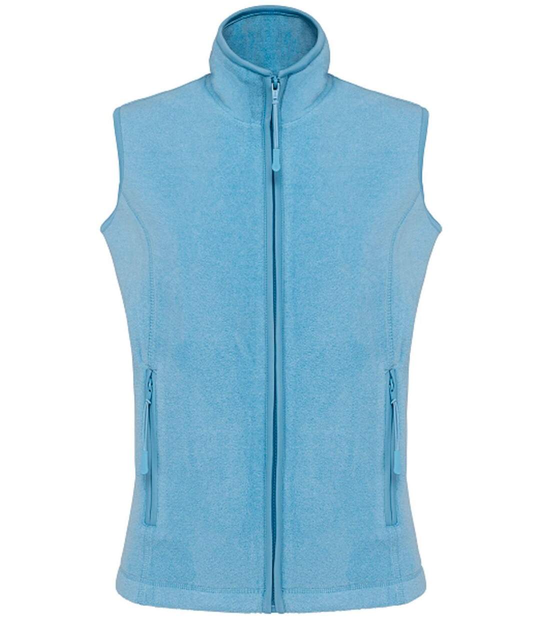 Gilet sans manches micro polaire femme - K906 - bleu cloudy heather