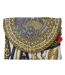 Bellagio 1807 Fashion Clutch Bag One Size White Black Inoa-1