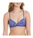 Soutien-gorge sans armatures souple bleu Gaby