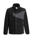 Mens Pw2 Fleece Jacket Black Zoom Grey Portwest-2