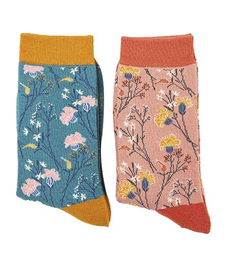 2 Pack Ladies Bamboo Socks for Mum in Gift Box