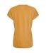 Womens/ladies fern bee organic cotton t-shirt deep amber Weird Fish-2