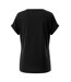 T-shirt Manches Courtes Motif/style Logo Femme Noir USA Pro-2