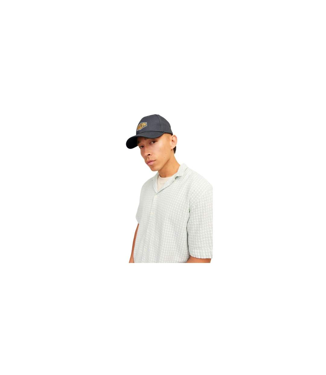 Casquette De Baseball Motif/style Lettrage Homme Anthracite Jack And Jones-1