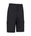 Mens Explore Cargo Shorts Black Mountain Warehouse-4
