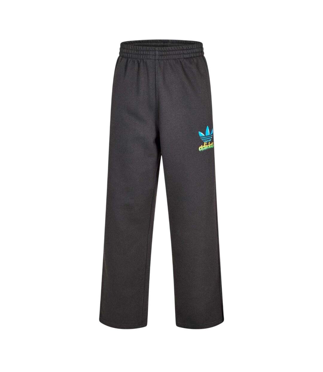 Mens Originals Fleece Airbrush Logo Joggers Black Adidas-2
