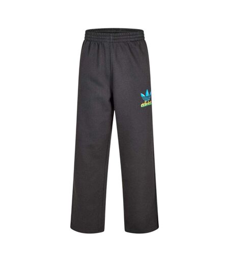 Mens Originals Fleece Airbrush Logo Joggers Black Adidas