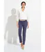 Pantalon droit suédé effet ventre plat-3