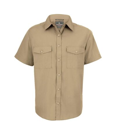 Craghoppers Mens Expert Kiwi Short-Sleeved Shirt (Pebble) - UTPC4668