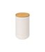 Boîte à Sucre Ronde Natureo 19cm Blanc-1