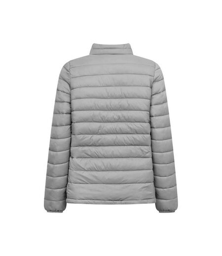 Doudoune Matelassée Femme Nouveau Gris Clair Promodoro