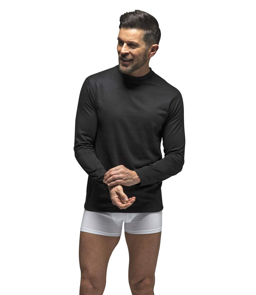 Heat Holders Mens Fleece Lined Thermal Long Sleeve Top | Lite-1