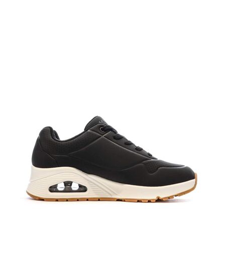 Baskets noires femme skechers uno