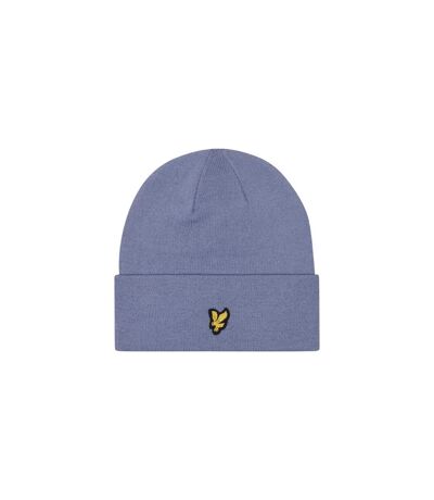 Mens logo beanie crafted blue Lyle & Scott