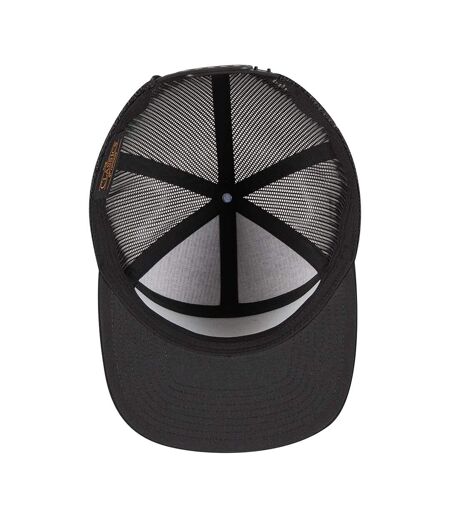Casquette Trucker Motif/style 7 Panneaux Yupoong Noir Flexfit