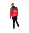 Born Rich Mens Lyden Oversized Puffer Jacket (Tango Red)