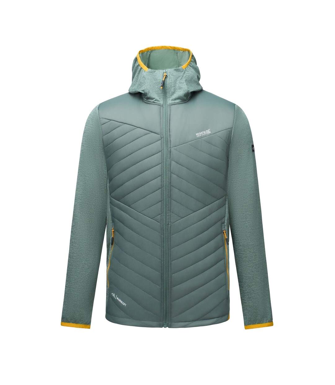 Mens Andreson Marl Hybrid Jacket Dark Forest Green Regatta-2