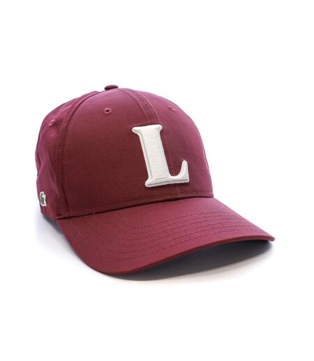 Casquette bordeaux lacoste rk0342