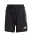 Short De Foot Tiro Femme Noir Adidas-2