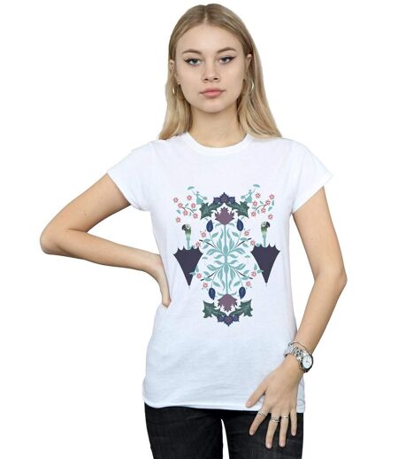 Disney - T-shirt MARY POPPINS FLORAL COLLAGE - Femme (Blanc) - UTBI15146