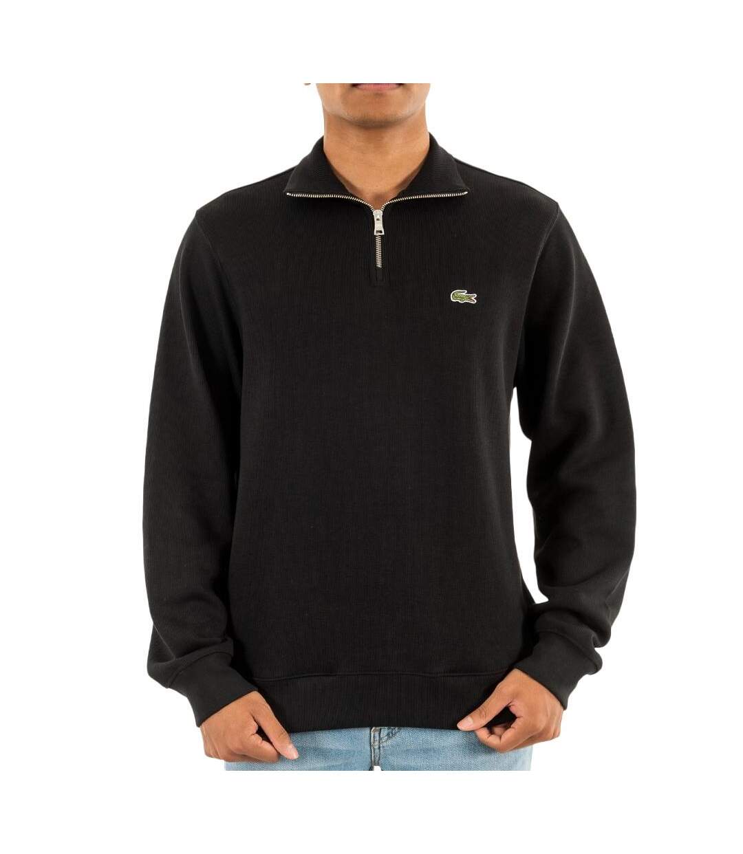 Sweat noir homme lacoste sh1927-1