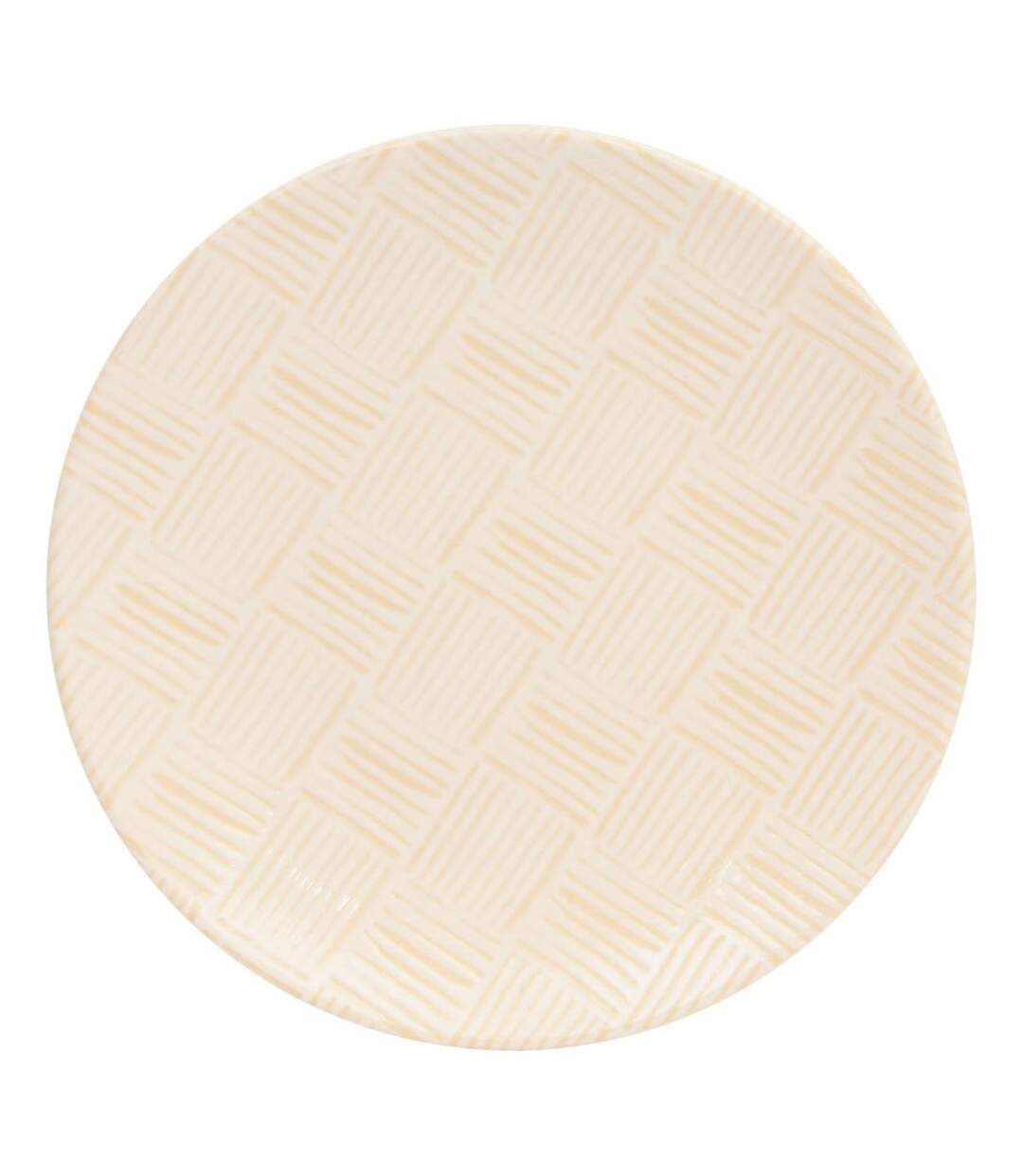 Lot de 6 Assiettes à Dessert Laetitia 19cm Crème-1