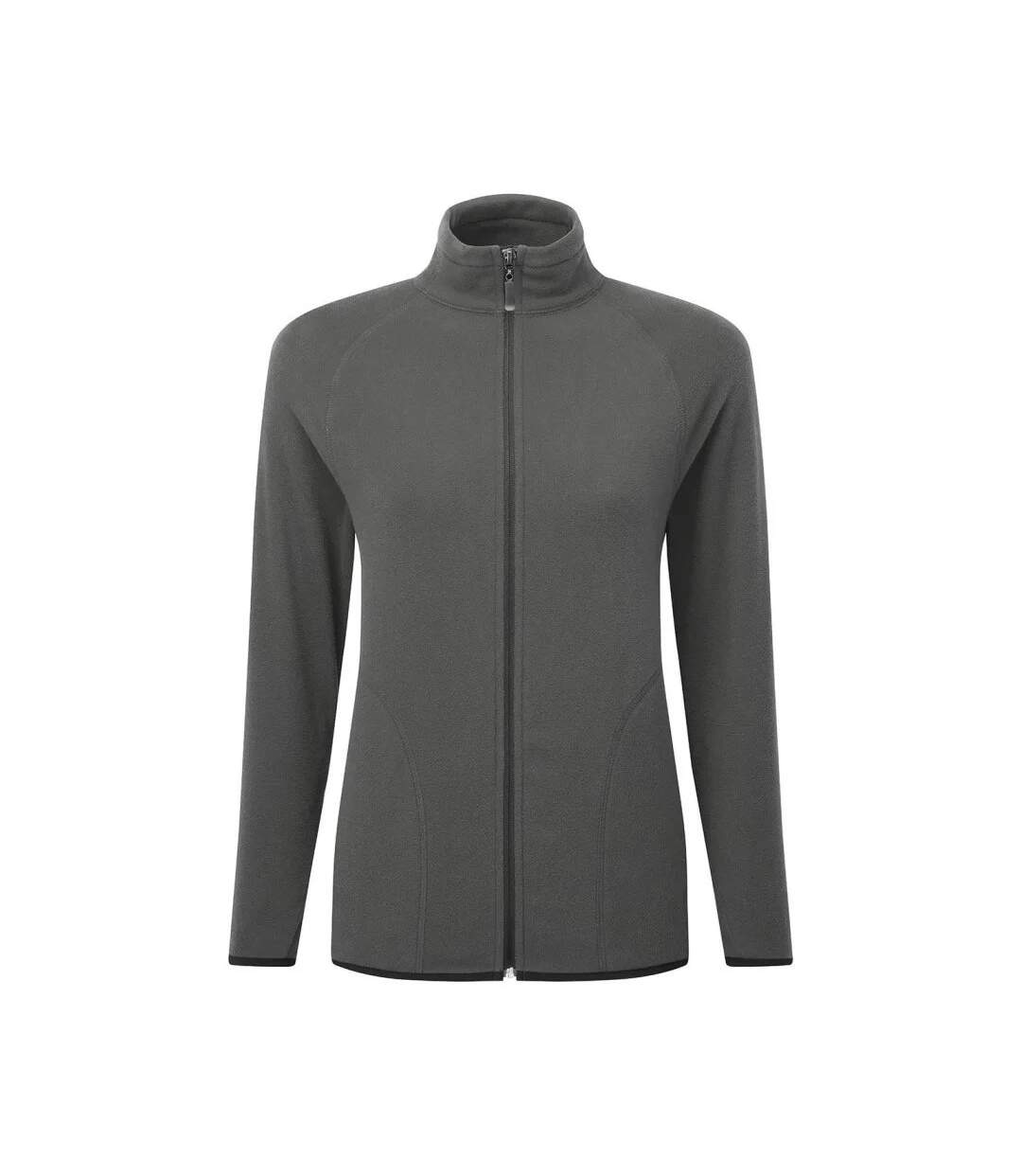 Veste Polaire Motif/style Zippé Femme Charbon Signature-2