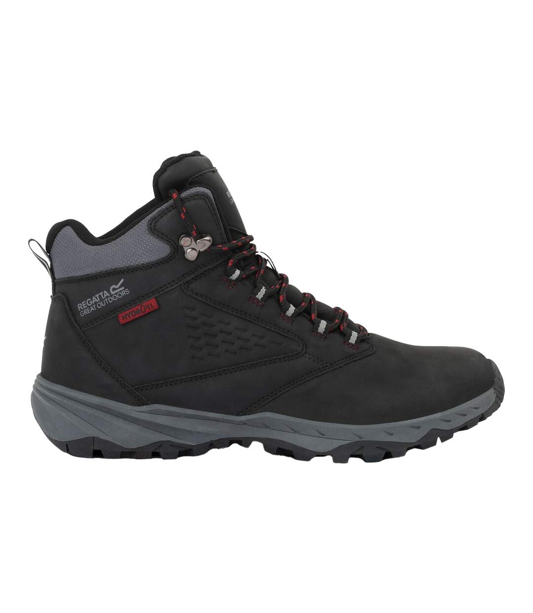 Bottines De Marche Amble Homme Noir Rouge Regatta-4