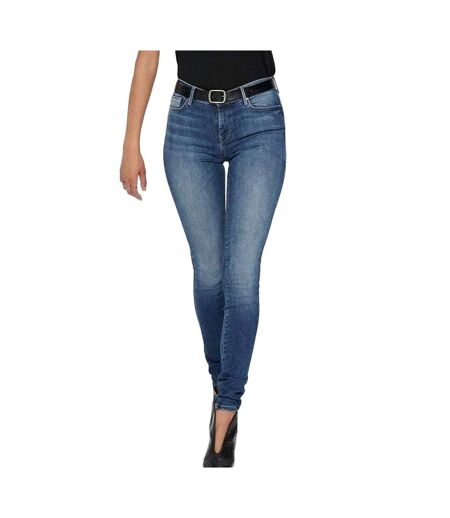 Jean skinny bleu femme only shape life