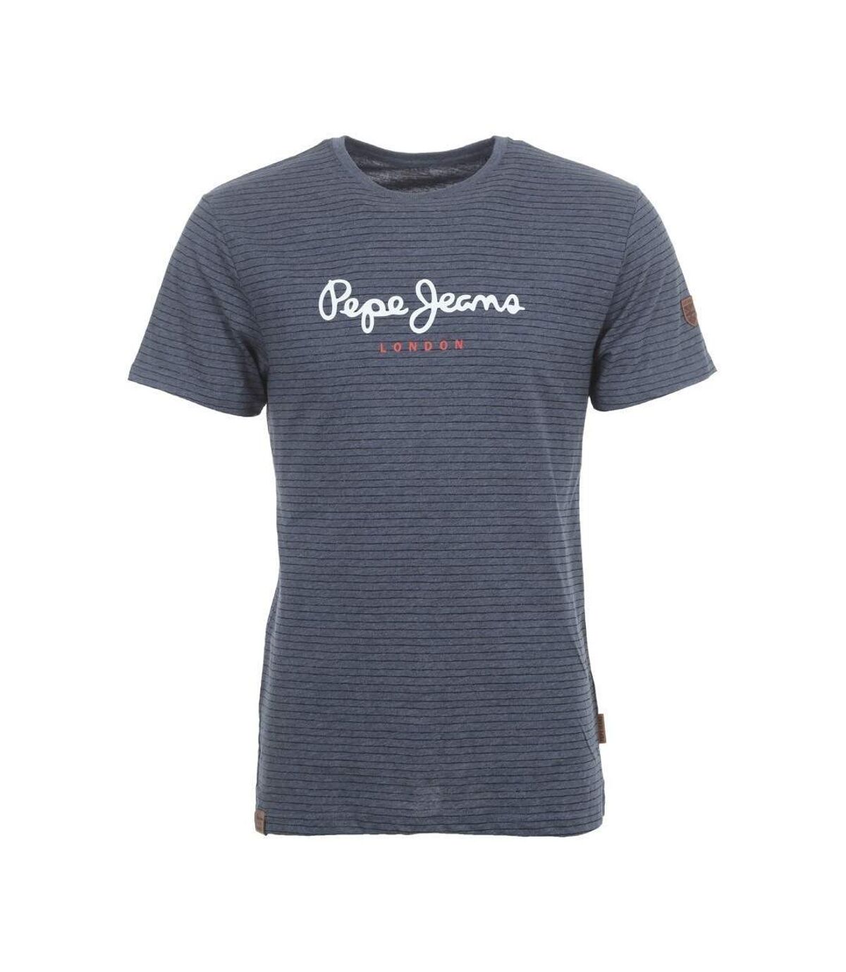 T-Shirt marine homme Pepe Jeans Wilmer