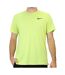 T-shirt de Running Jaune Fluo Homme Nike Dry Top - L