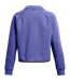 Womens/ladies Collared Boxy Sweatshirt Purple Under Armour-2