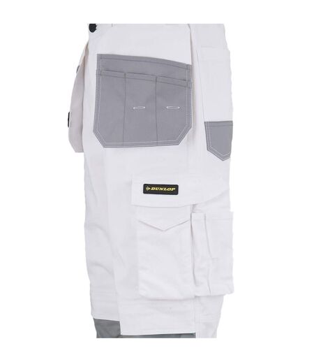 Pantalon De Travail Homme Blanc Gris Dunlop