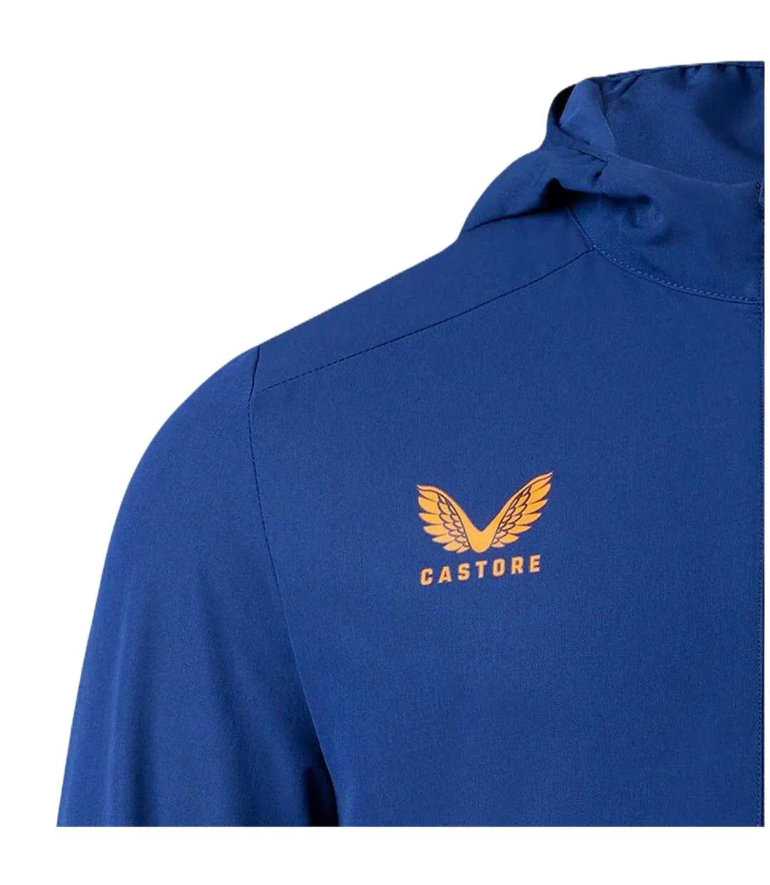 Mens Rangers Fc Hooded Jacket Lapis Blue Castore-3