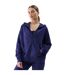 Veste À Capuche F1763 Femme Bleu Marine 4F-1
