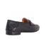Womens/ladies Greek Leather Low Heel Penny Loafers Black Dune London-2