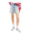 Short En Jean Motif/style Logo Homme Bleu Clair Tommy Jeans-4