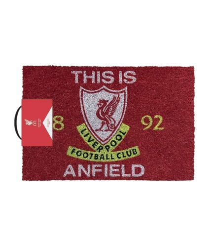 Liverpool FC TIA Door Mat (Red/Yellow) (One Size) - UTTA6133