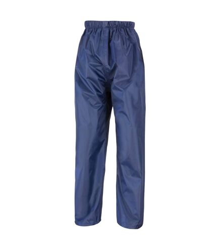 Result Mens Core Stormdri Rain Over Trousers / Pants (Navy Blue)