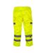 Pantalon À Poches Motif/style Haute-visibilité Homme Jaune Fluo Yoko-1