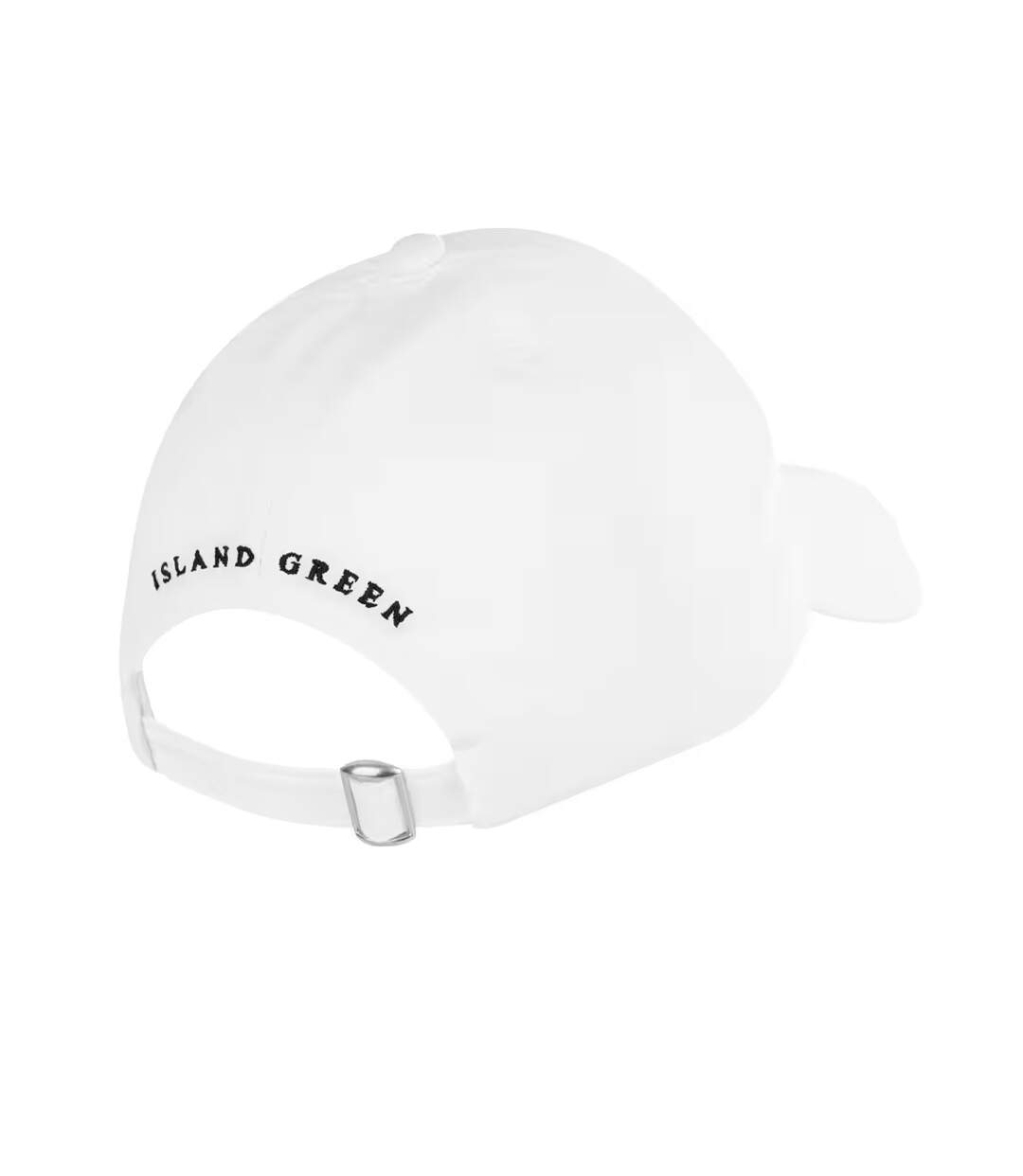 Womens/ladies diamante logo baseball cap white Island Green-2