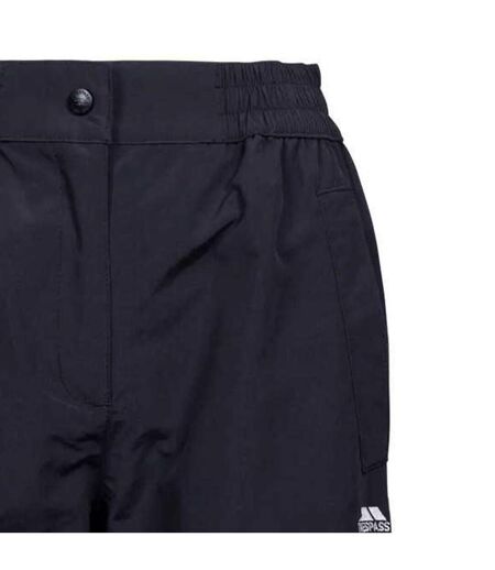 Womens/ladies Tilbury Tp75 Waterproof Trousers Black Trespass